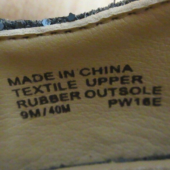 MICHAEL KORS Black Sparkle Strappy Heels Womens Sz 9 Peep Toe Glitter Sandals - Picture 6 of 12